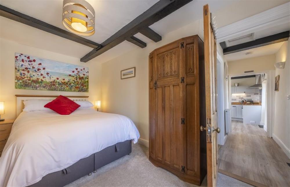 Into the bedroom at Berlea House, Trimingham near Norwich