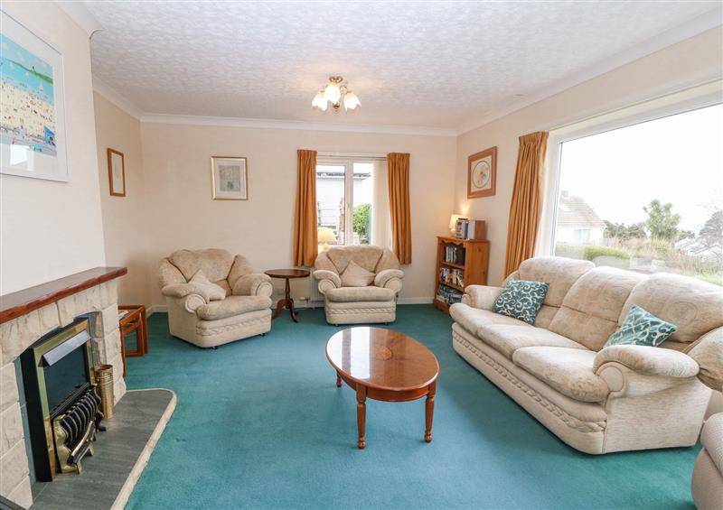 This is the living room at Berna, Benllech