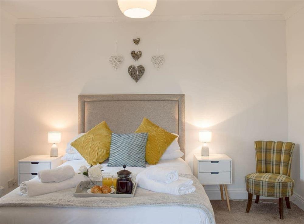 Double bedroom at Bernicia House in Seahouses, Northumberland