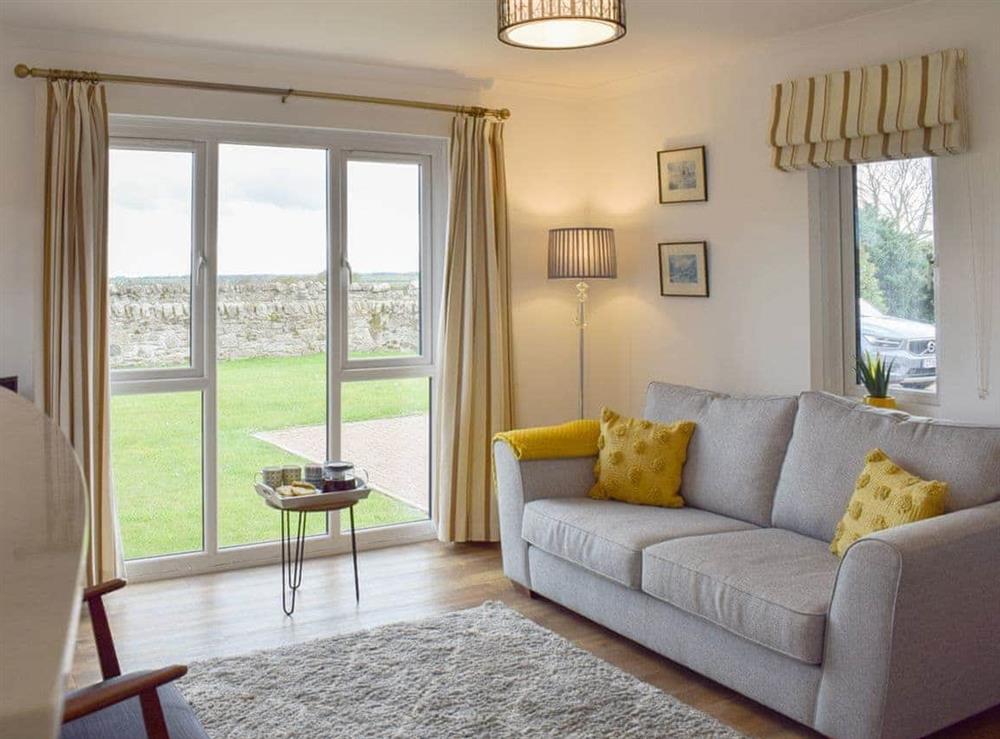 Living room at Bernicia House in Seahouses, Northumberland