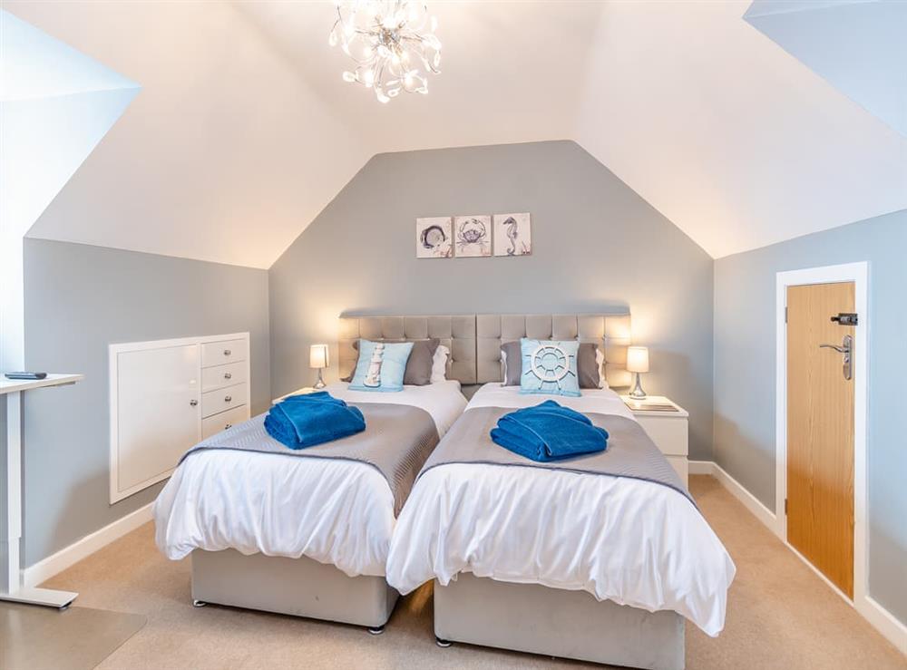 Twin bedroom at Bernies Watch in Whitby, North Yorkshire
