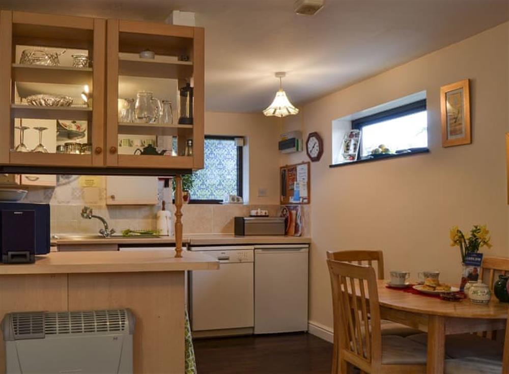 Kitchen at Berries at Yew Tree Cottage in Whitton, near Ludlow, Shropshire