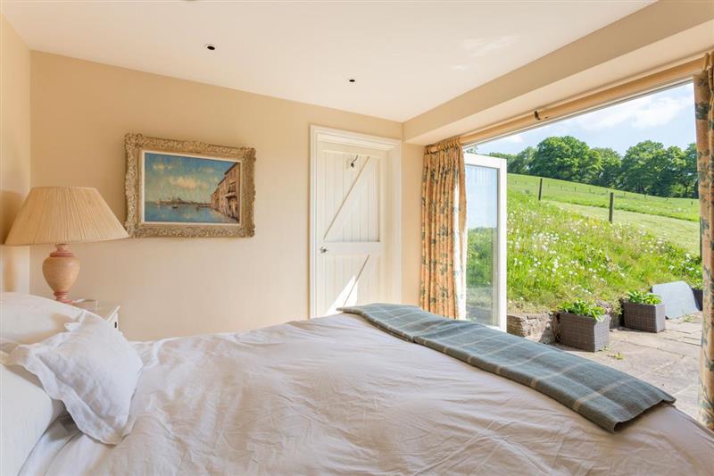 Double bedroom at Berry Wood Barn, Abergavenny, Gwent
