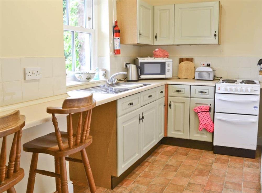 Kitchen at Berrymoor Farm Cottage in Kirkoswald, near Penrith, Cumbria