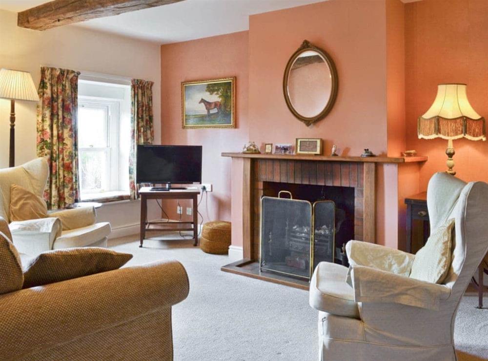 Living room at Berrymoor Farm Cottage in Kirkoswald, near Penrith, Cumbria