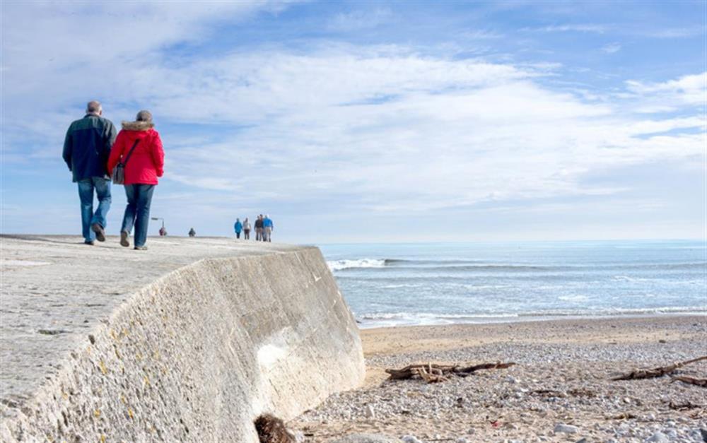 Enjoy a fabulous stroll on the Cobb at Lyme Regis at Berry's Barn in Colyton