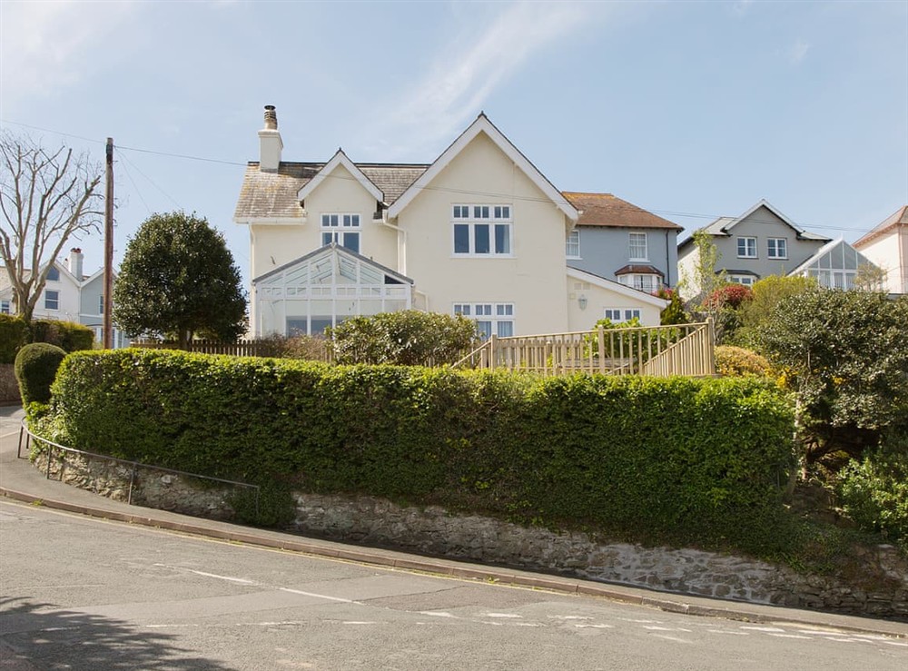 First floor apartment in a substantial detached house at Berrystead in Salcombe, Devon