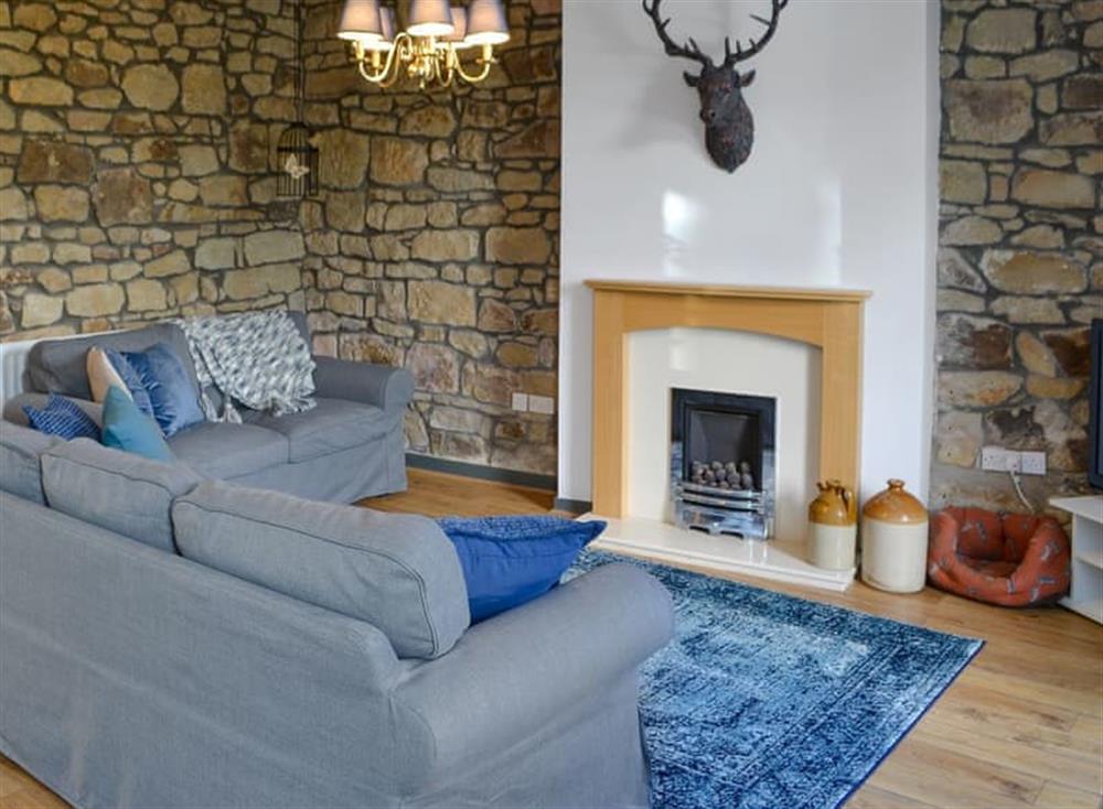 Characterful living room at Bertram Cottage in Felton, near Alnwick, Northumberland