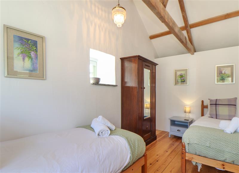 One of the 3 bedrooms at Berts Barn, Mullion