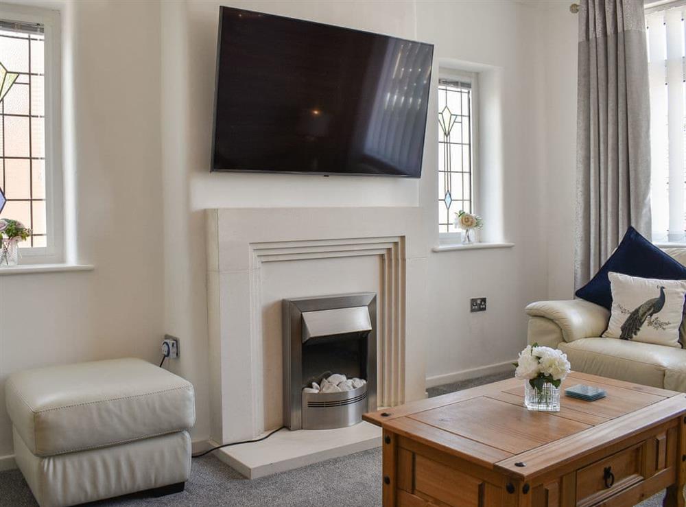 Living room at Berwick Lodge in Thornton-Cleveleys, near Blackpool, Lancashire