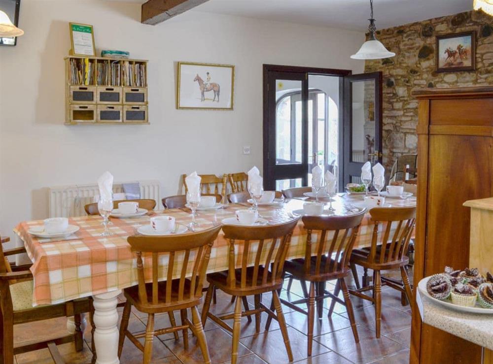 Ideal dining area at Berwyn Bank in Arkleby, near Cockermouth, Cumbria