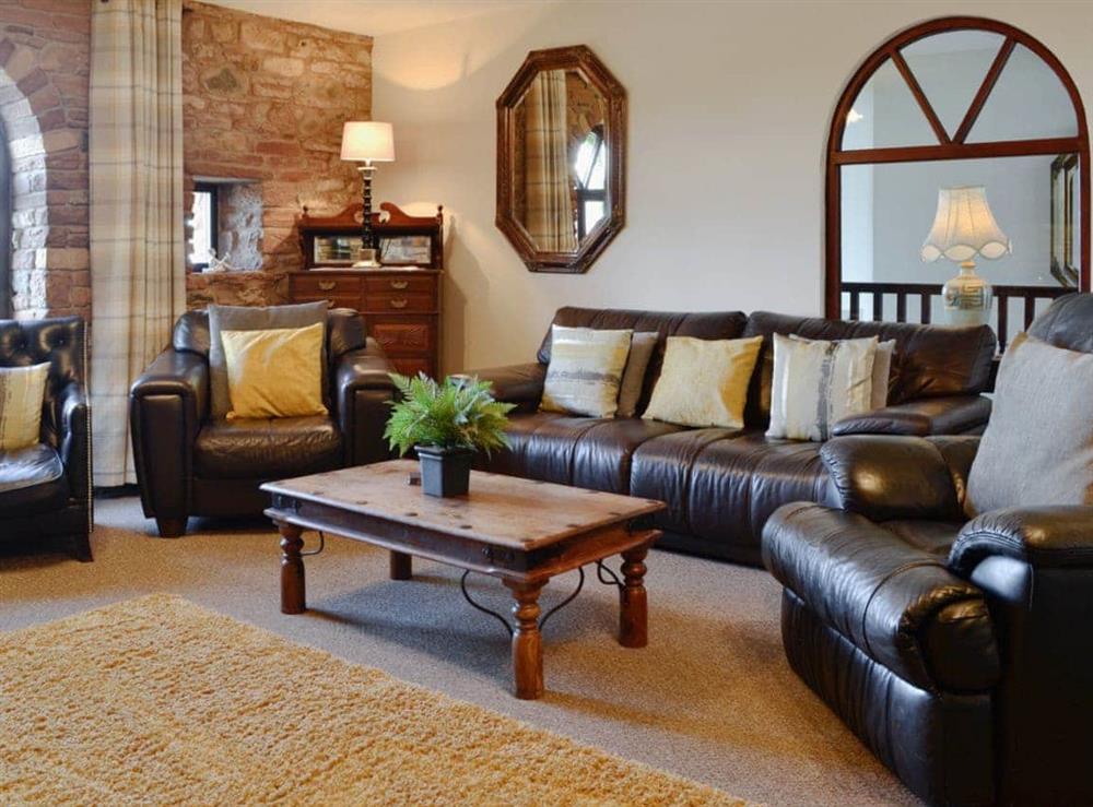 Large, comfortable living room at Berwyn Bank in Arkleby, near Cockermouth, Cumbria