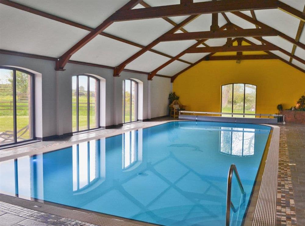 Swimming pool at Berwyn Bank in Arkleby, near Cockermouth, Cumbria
