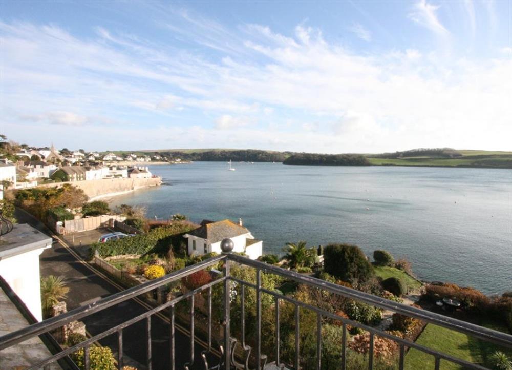 Balcony view at Bessborough Green in St Mawes