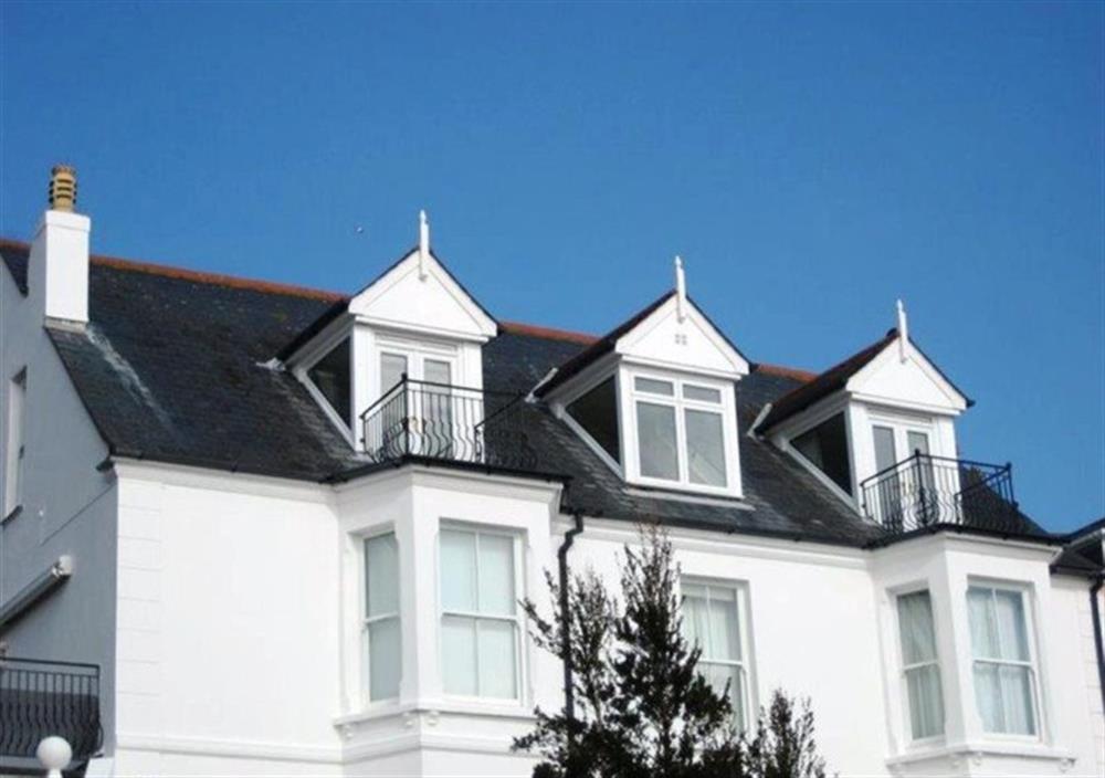 Exterior of apartment at Bessborough Green in St Mawes