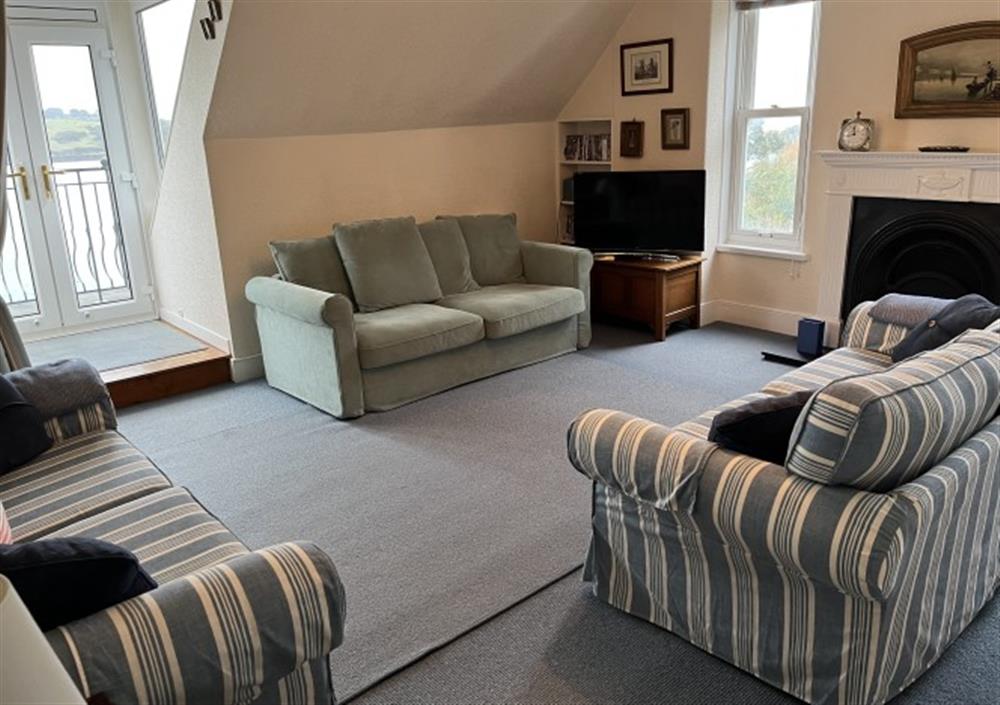 Relax in the living area at Bessborough Green in St Mawes