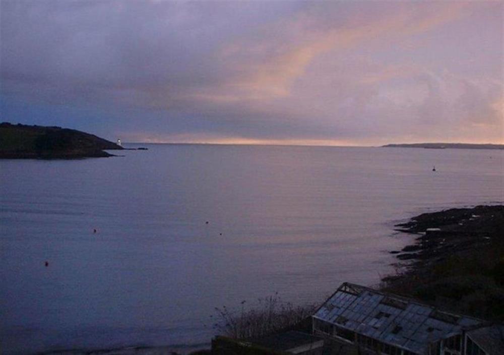 View of Sunset at Bessborough Green in St Mawes