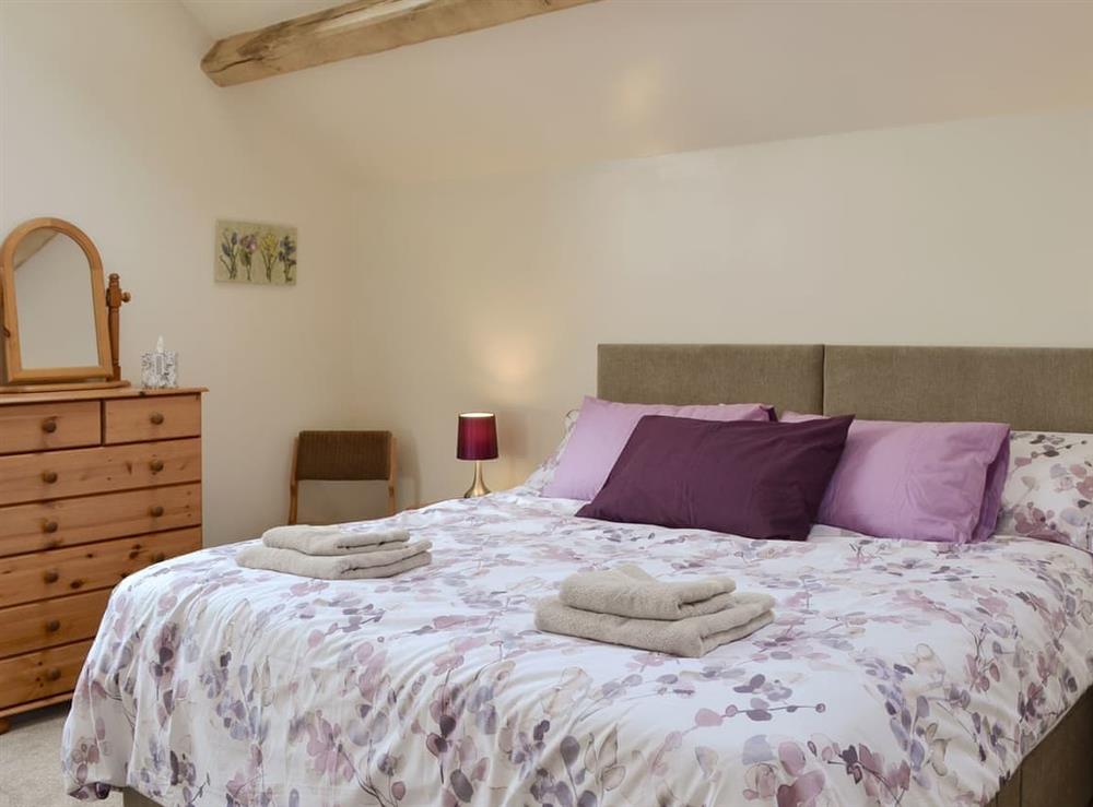 Comfortable bedroom at Besss Cottage in Byley, near Middlewich, Cheshire