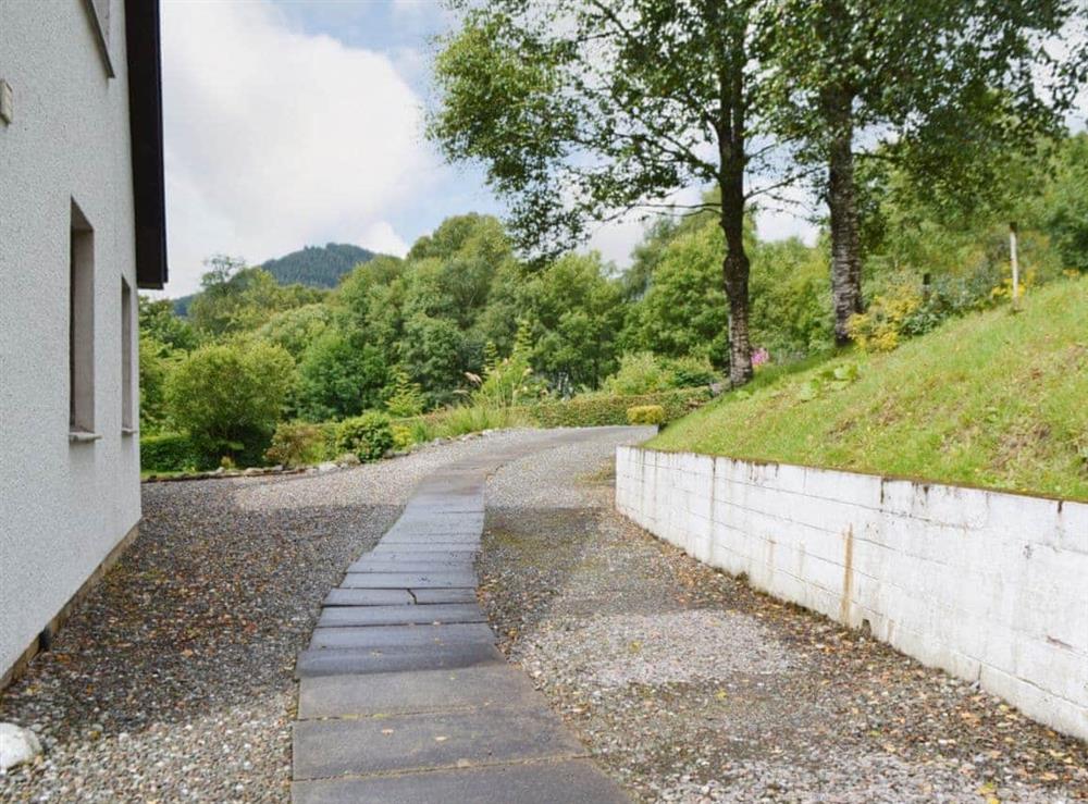 Driveway at Bethany Cottage in Callander, Perthshire