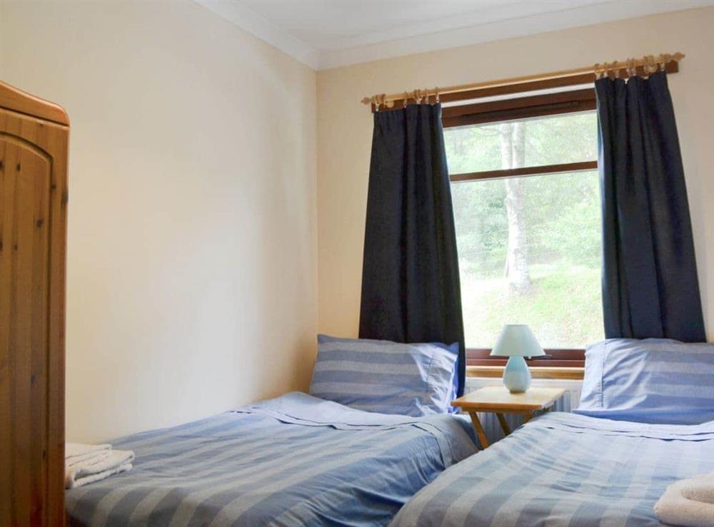 Twin bedroom at Bethany Cottage in Callander, Perthshire