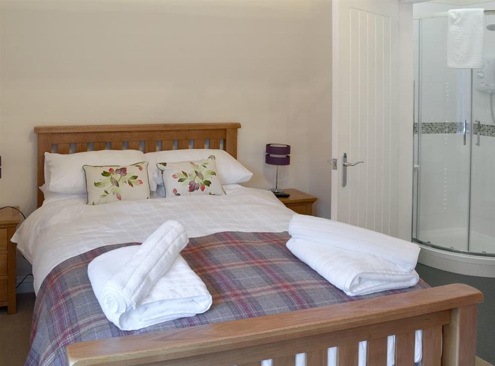 Comfortable double bedroom at Carpenters Cottage, 