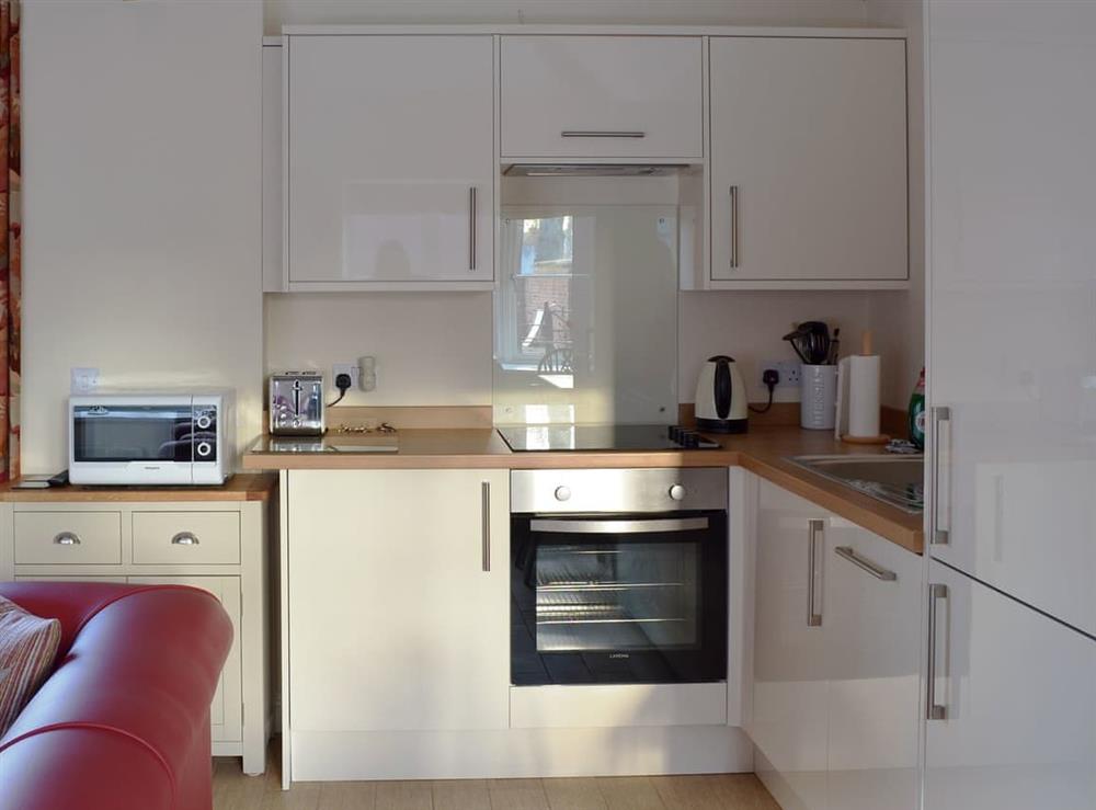 Contemporary kitchen at Carpenters Cottage, 
