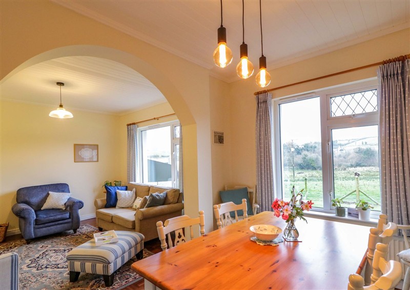 Dining room at Bettys Farm Cottage, Lack near Ederney
