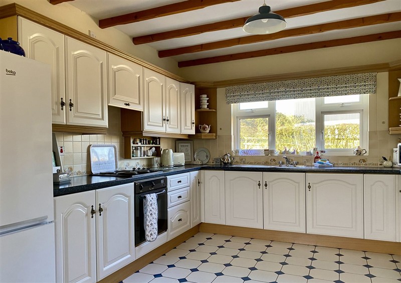 The kitchen at Bettys Farm Cottage, Lack near Ederney