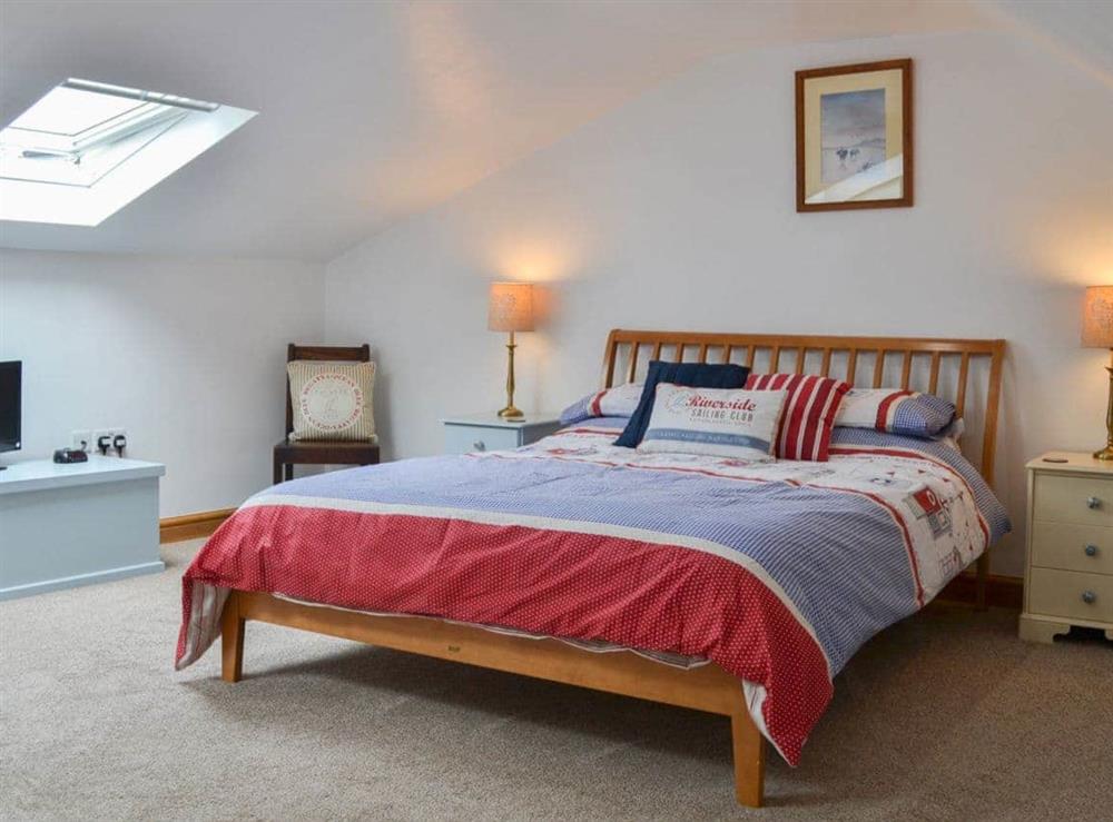 Double bedroom (photo 2) at Beudy Isaf in Llangybi, near Pwllheli, Gwynedd