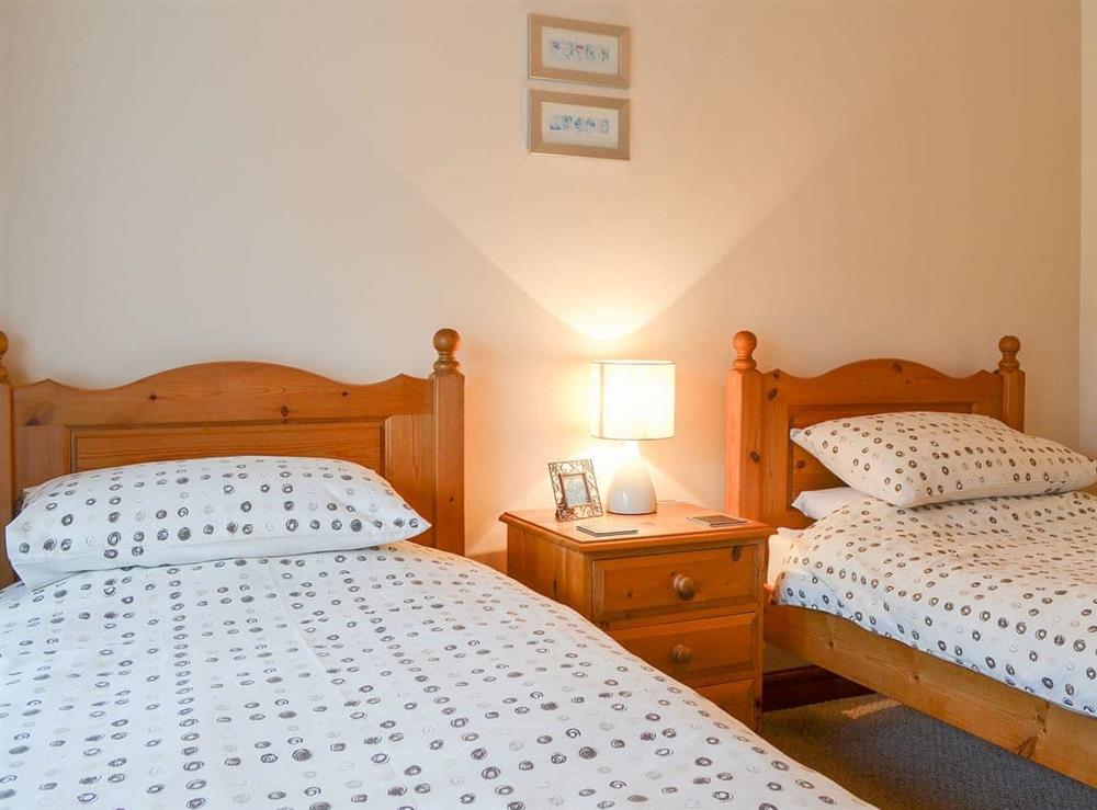 Twin bedroom at Beudy Mawr in Caernarfon, Gwynedd