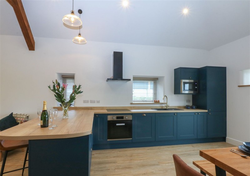 This is the kitchen at Beudy Tanrallt, Llanfachraeth