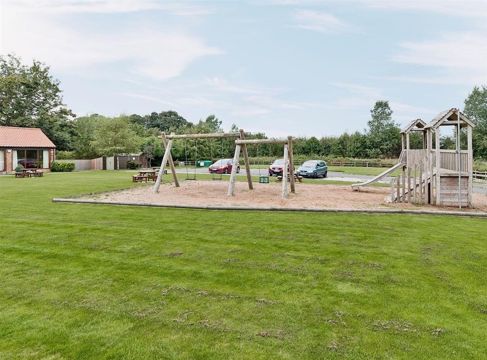 Children’s play area at Bevan Cottage in Muston, Filey, North Yorkshire