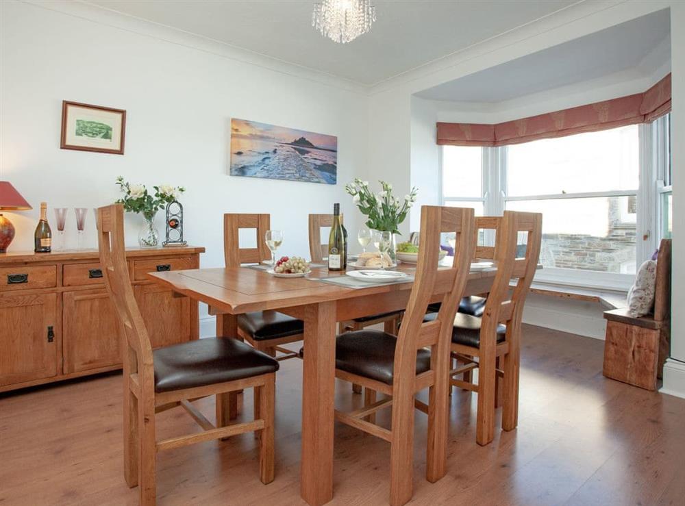 Dining room at Bian Bosdinek in Mevagissey, Cornwall
