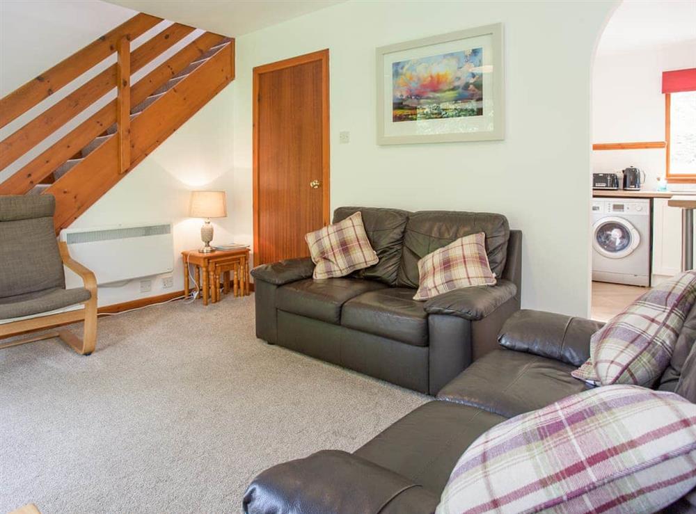 Living area at Bidean Cottage in Glencoe, Argyll