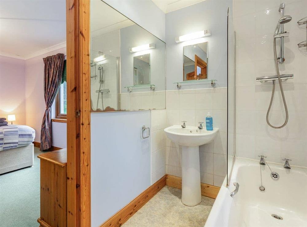 Bathroom at Bidean Lodge in Glencoe Village, Argyll., Great Britain