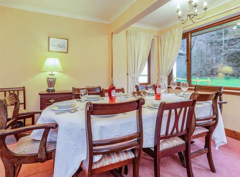 Dining Area at Bidean Lodge in Glencoe Village, Argyll., Great Britain
