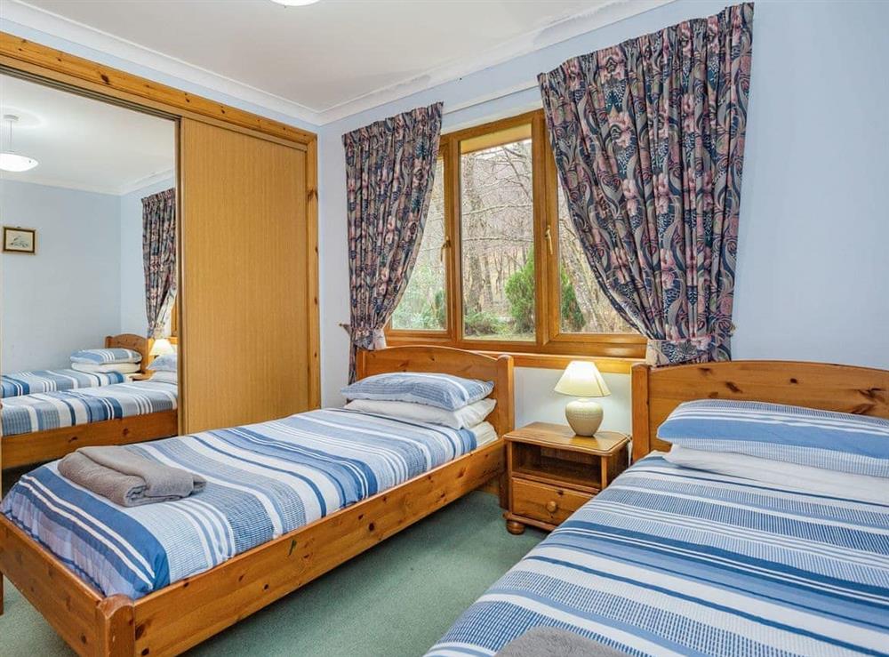 Twin bedroom at Bidean Lodge in Glencoe Village, Argyll., Great Britain