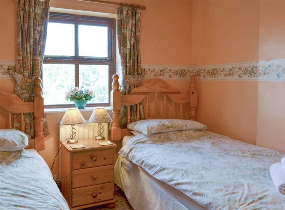 Good-sized twin bedroom at Big Barn in York, North Yorkshire