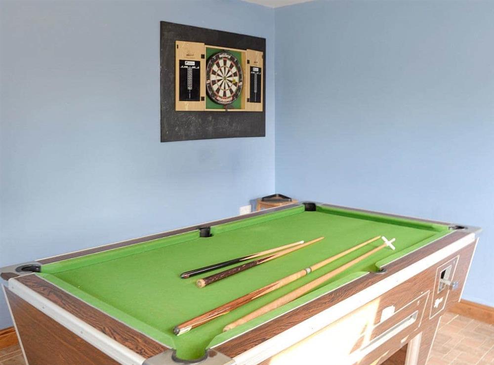 Useful games room – shared facility at Big Barn in York, North Yorkshire