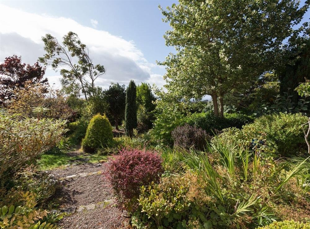 Garden at Big Barns Cottage in Dunrobin, near Golspie, Sutherland