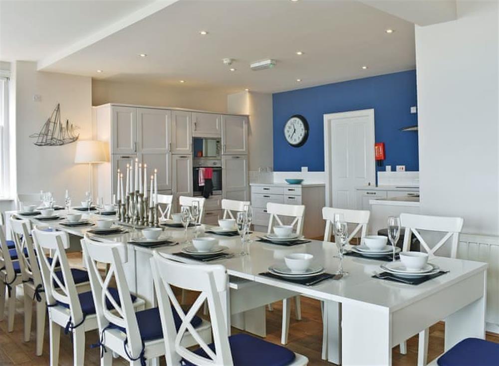 Dining Area at Big Beach House in Whiting Bay, Isle of Arran, Scotland