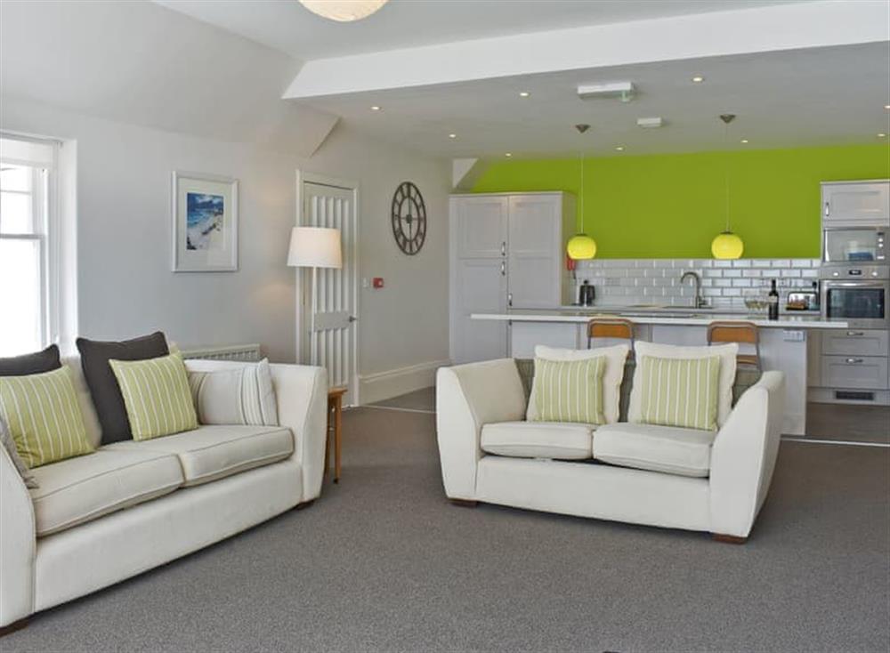 Open plan living space (photo 2) at Big Beach House in Whiting Bay, Isle of Arran, Scotland