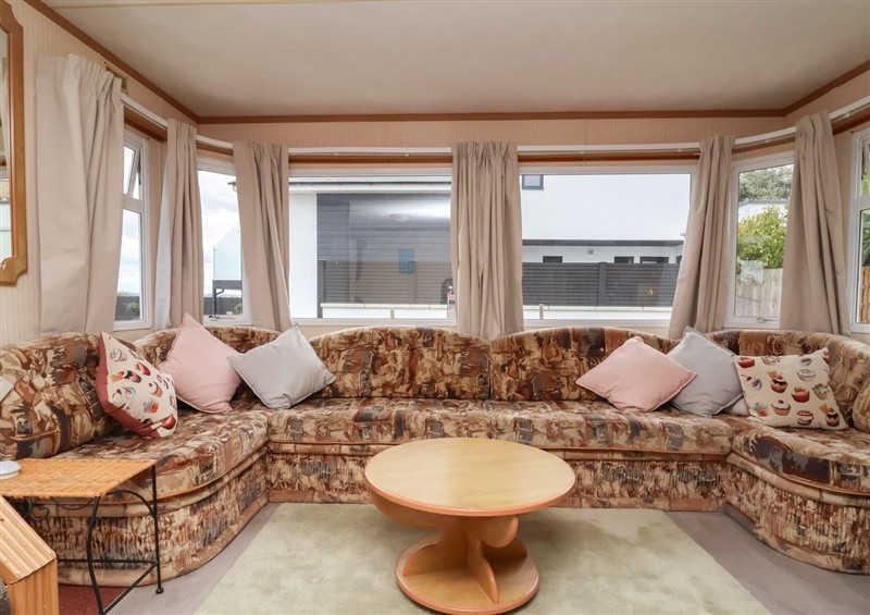 The living area at Big Bertha by the Sea, Northam