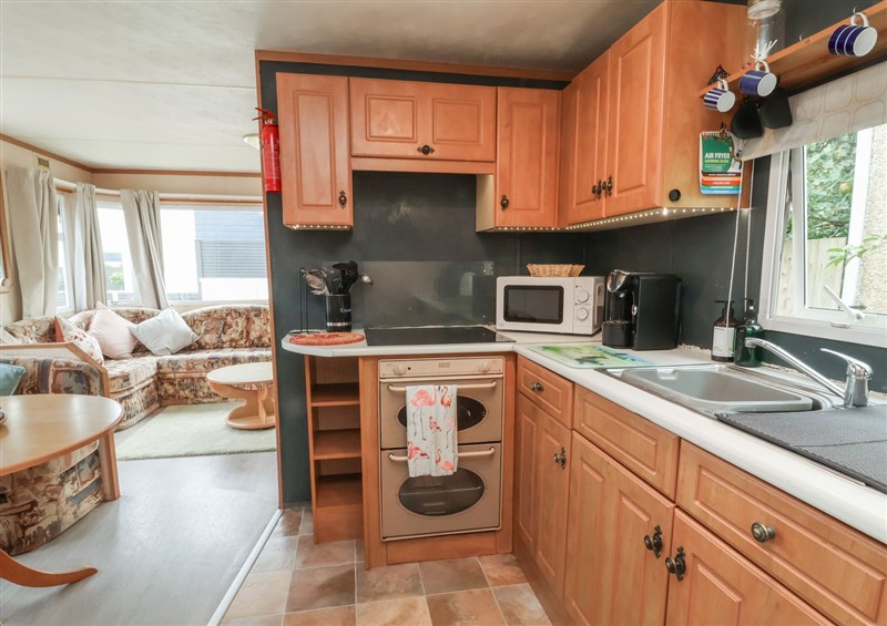 This is the kitchen at Big Bertha by the Sea, Northam
