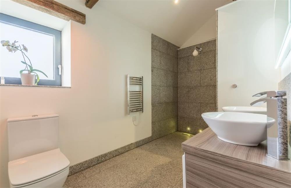 Ground floor:  En suite shower room with large walk in shower at Big Sky Barn, Ridlington near Norwich