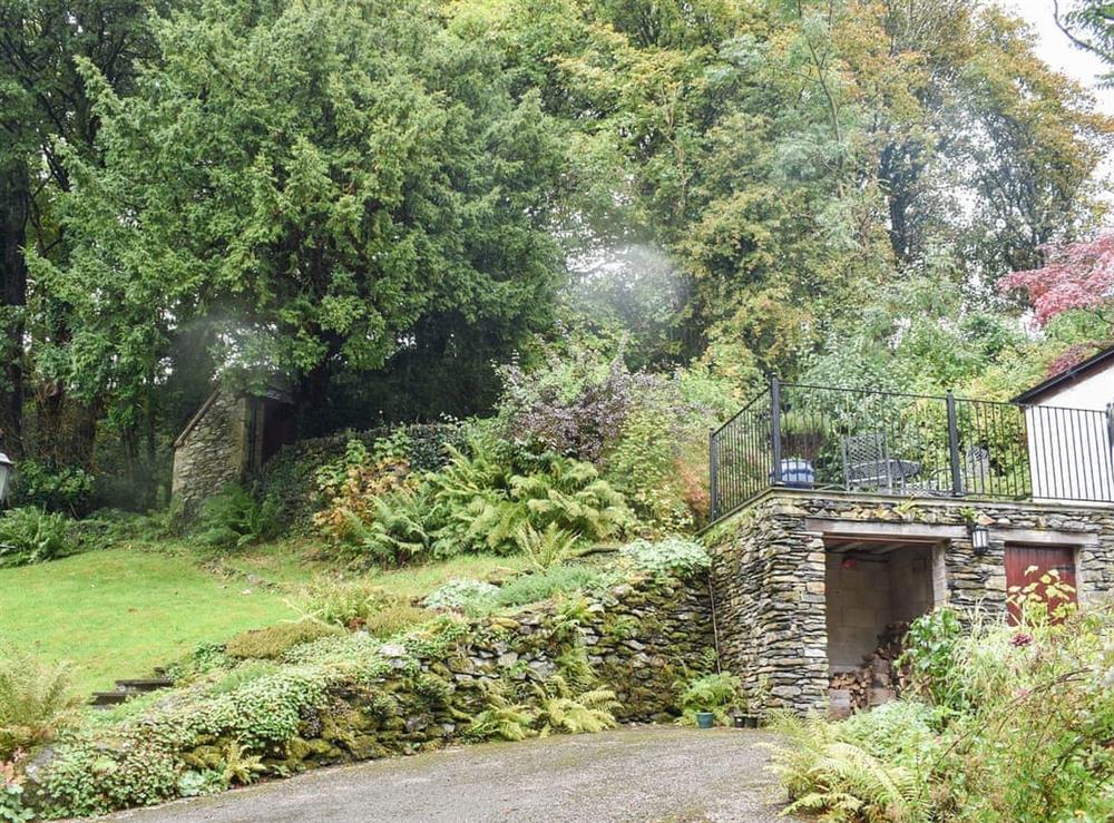 Garden at Bigland Brow Cottage in Ulverston, Cumbria