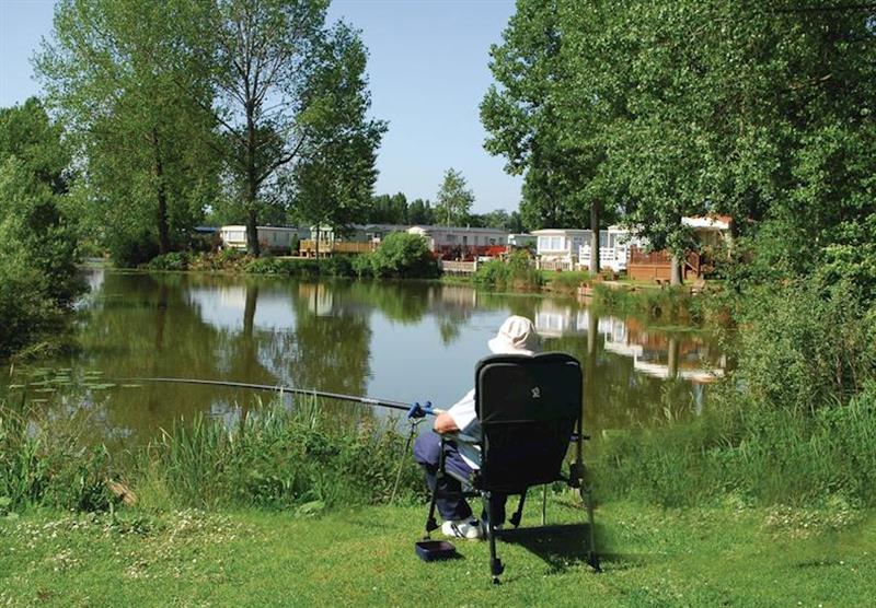 Fishing at Billing Aquadrome in Northamptonshire, Heart of England