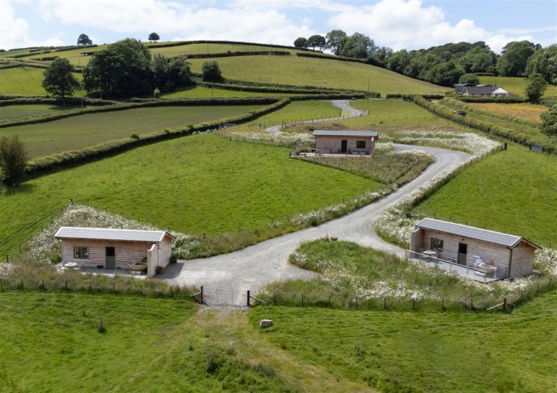 Outside (photo 2) at Birch Banc Retreats - Bedw, Oakley Park near Llanidloes