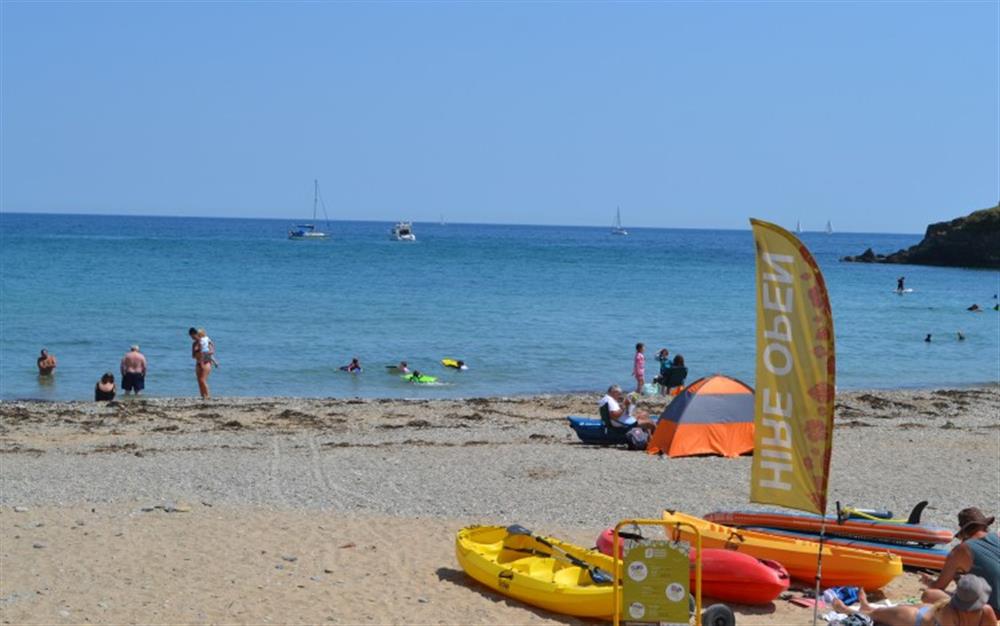 Visit Maenporth Beach, also within walking distance.  Visit Life's a Beach Cafe for lunches and snacks. If you love being out on the water, hire kayaks and surfboards here, too. at Birch Cottage in Falmouth