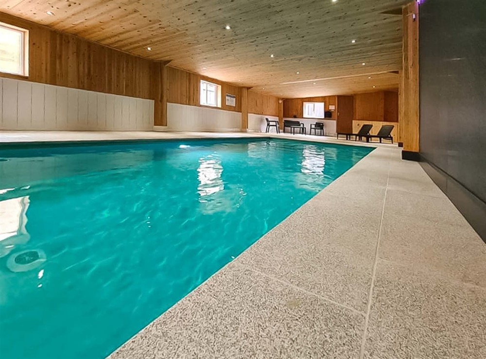 Swimming pool at Birch Cottage in Hope, Derbyshire